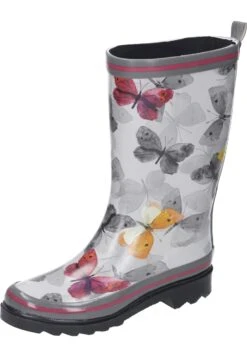Damen Regenstiefel Grau