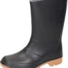 Nora Gummistiefel Damen Herren Schwarz