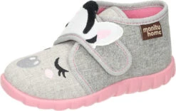 Manitu-Home Hausschuhe Hellgrau