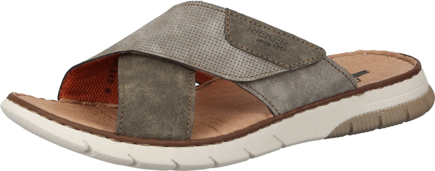 Rieker Pantoletten Beige 1 Rieker Pantoletten Beige