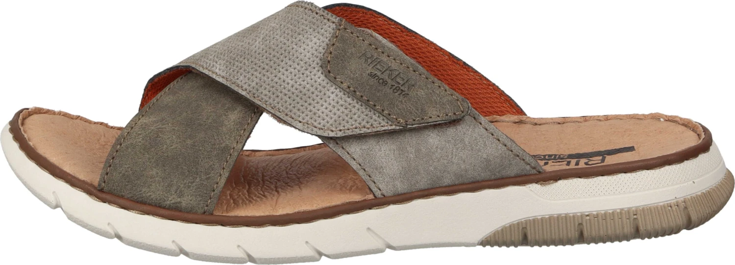 Rieker Pantoletten Beige 2 Rieker Pantoletten Beige – Bild 2