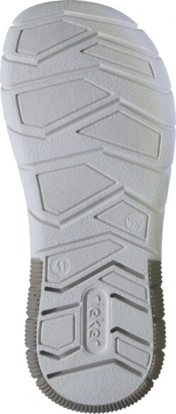 Rieker Pantoletten Beige 12 Rieker Pantoletten Beige -PS Schuhe Verkaufsladen 600074 08 08 006