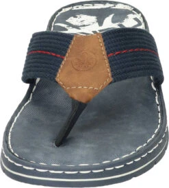 Rieker Herren Zehentrenner Blau -PS Schuhe Verkaufsladen 600076 05 05 005
