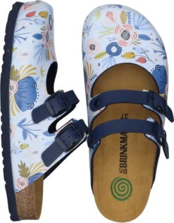 NERPIO Dr. Brinkmann Damenclogs Blau -PS Schuhe Verkaufsladen 600096 51 51 008