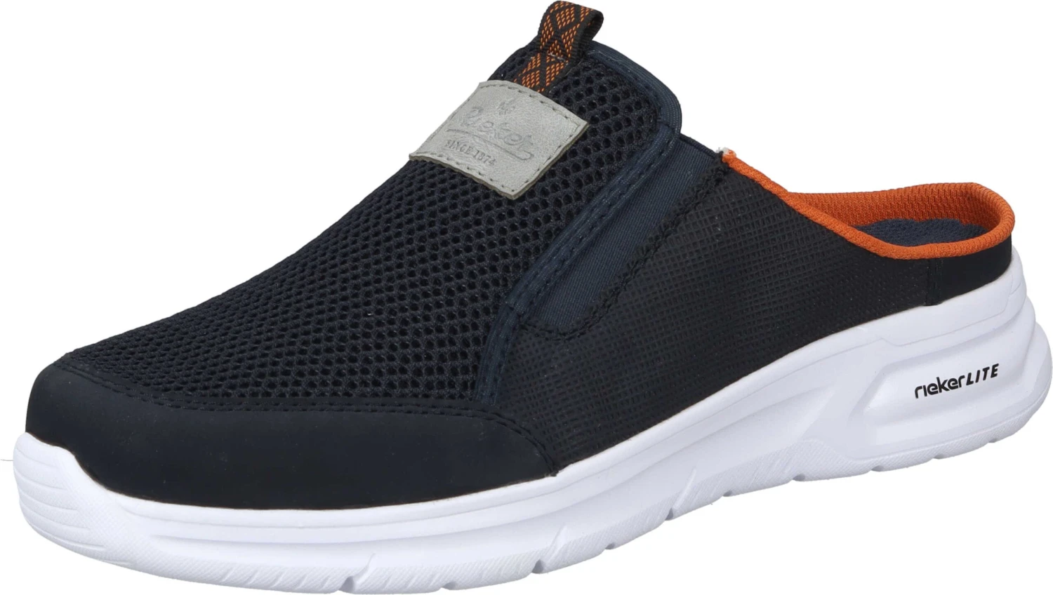 Rieker Pantoletten Blau 1 Rieker Pantoletten Blau