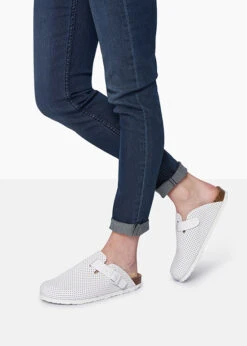 NERPIO Dr. Brinkmann Clogs Weiß Weiß -PS Schuhe Verkaufsladen 600251 3 007