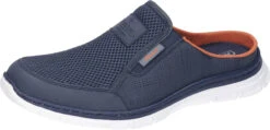 Rieker Herren Pantoletten Blau