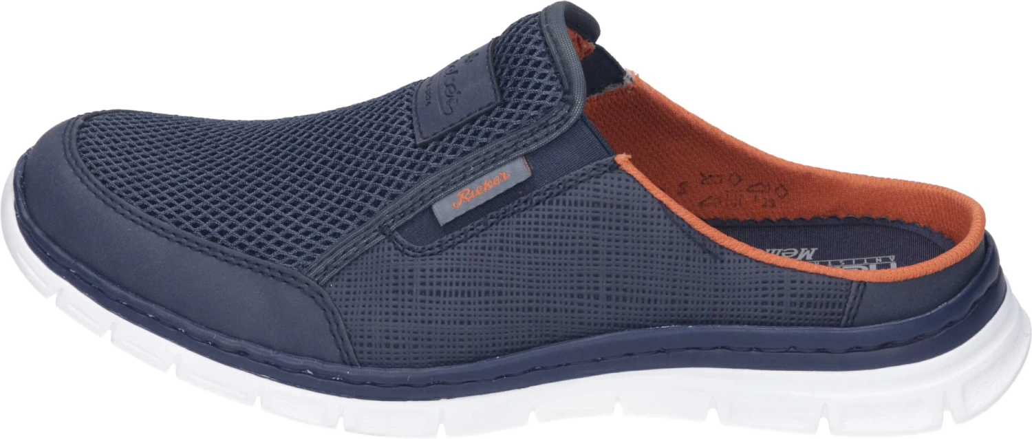 Rieker Herren Pantoletten Blau 2 Rieker Herren Pantoletten Blau – Bild 2