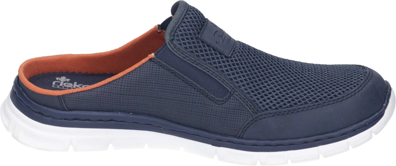 Rieker Herren Pantoletten Blau 4 Rieker Herren Pantoletten Blau – Bild 4