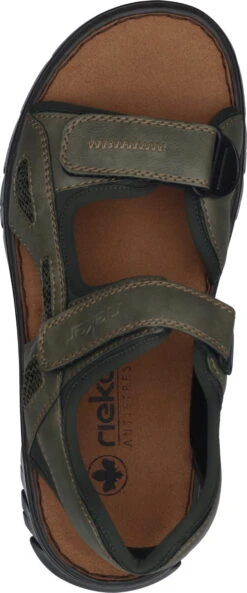 Rieker Sandaletten Grün -PS Schuhe Verkaufsladen 610022 07 07 007