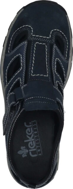 Rieker Herren Slipper Blau -PS Schuhe Verkaufsladen 620086 5 007