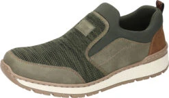 Rieker Herren Slipper Grün