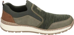 Rieker Herren Slipper Grün -PS Schuhe Verkaufsladen 630054 07 07 004