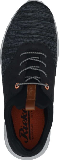 Rieker Sneaker Schwarz -PS Schuhe Verkaufsladen 630102 01 01 007