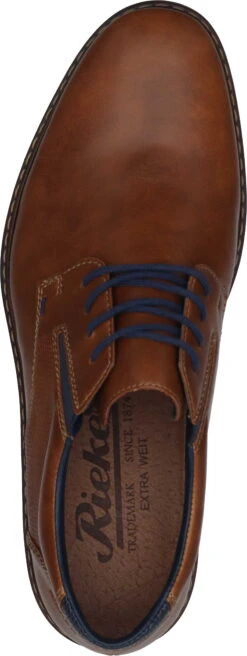Rieker Herren Schnürer Braun -PS Schuhe Verkaufsladen 640189 02 02 007