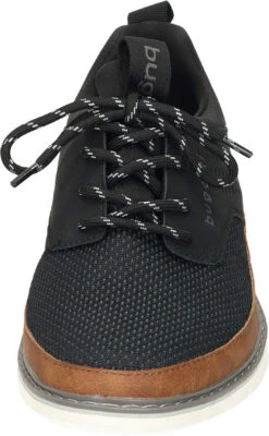 Bugatti Denim Herren Schnürer Schwarz -PS Schuhe Verkaufsladen 640210 01 01 005