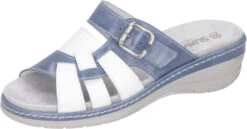 Suave Damen Pantoletten Blau