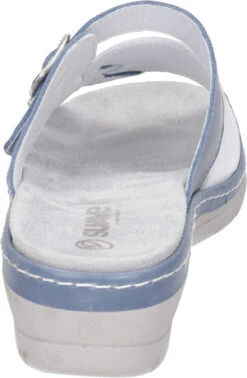 Suave Damen Pantoletten Blau -PS Schuhe Verkaufsladen 700204 51 51 003