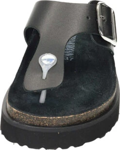 PEGO Damen Zehentrenner Schwarz -PS Schuhe Verkaufsladen 700358 01 01 005