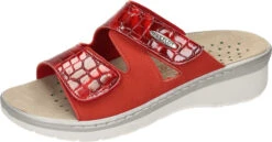 Fly Flot Damen Pantoletten Rot