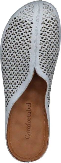 Comfortabel Pantoletten Weiß 14 Comfortabel Pantoletten Weiß -PS Schuhe Verkaufsladen 700537 03 03 007