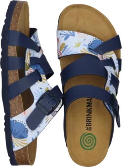 OLIVA Dr. Brinkmann Pantoletten Blau -PS Schuhe Verkaufsladen 700554 51 51 008