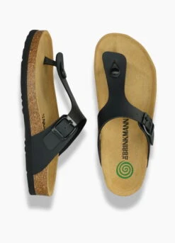 PEGO Dr. Brinkmann Zehentrenner Schwarz -PS Schuhe Verkaufsladen 701187 1 007