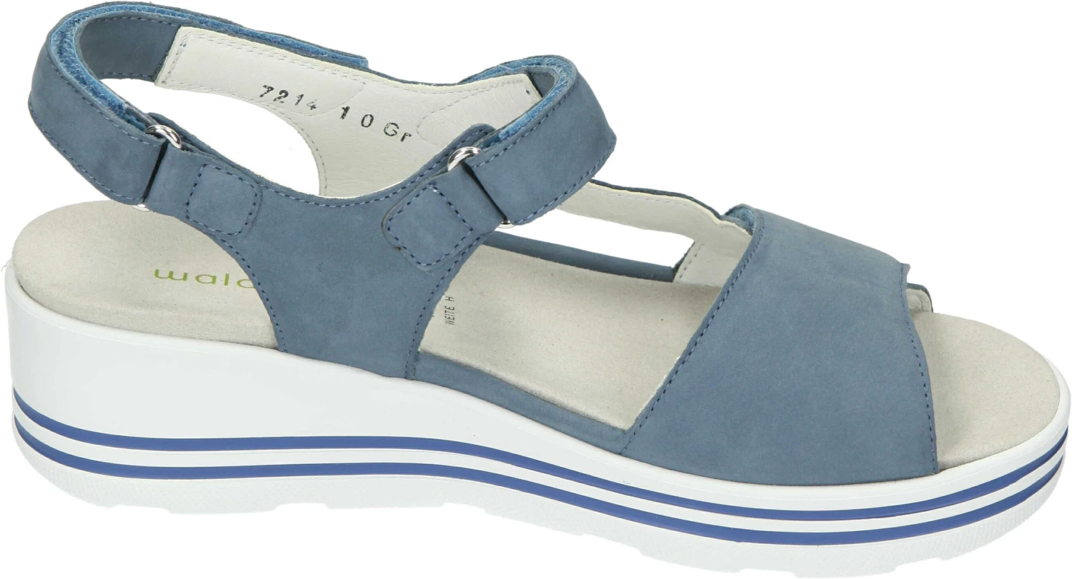 WALDLÄUFER Waldläufer Damen Sandalen Blau 4 WALDLÄUFER Waldläufer Damen Sandalen Blau – Bild 4