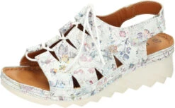 Comfortabel Damen Sandaletten Weiß