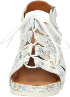 Comfortabel Damen Sandaletten Weiß -PS Schuhe Verkaufsladen 710141 03 03 005