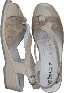 Comfortabel Sandalen Beige -PS Schuhe Verkaufsladen 710144 08 08 008