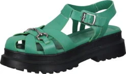 Piazza Plateau-Sandalen Grün