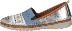 Manitu-Damen Slipper Silber -PS Schuhe Verkaufsladen 840122 92 92 002