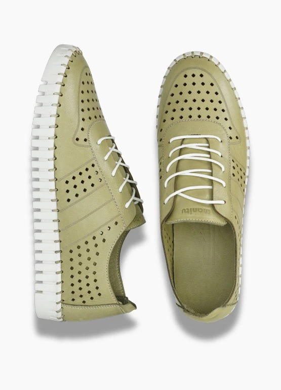 Manitu-Damen Schnürer Hellblau 7 Manitu-Damen Schnürer Hellblau – Bild 7