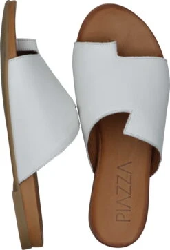 PIAZZA Damen Pantoletten Offwhite -PS Schuhe Verkaufsladen 900000 81 81 008