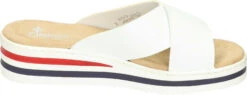 Rieker Pantoletten Weiß -PS Schuhe Verkaufsladen 900014 03 03 004