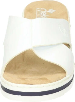 Rieker Pantoletten Weiß -PS Schuhe Verkaufsladen 900014 03 03 005