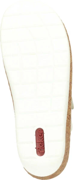 Rieker Damen Sandaletten Weiß -PS Schuhe Verkaufsladen 900102 03 03 006
