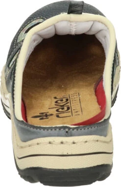 Rieker Damen Pantolette Beige -PS Schuhe Verkaufsladen 900511 5 003