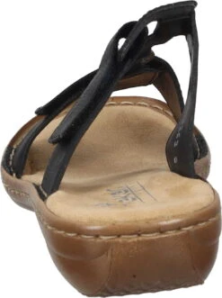 Rieker Damen Pantoletten Blau 9 Rieker Damen Pantoletten Blau -PS Schuhe Verkaufsladen 900515 1 003