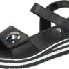 Rieker Sandalen Schwarz