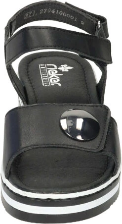 Rieker Sandalen Schwarz -PS Schuhe Verkaufsladen 910092 01 01 005