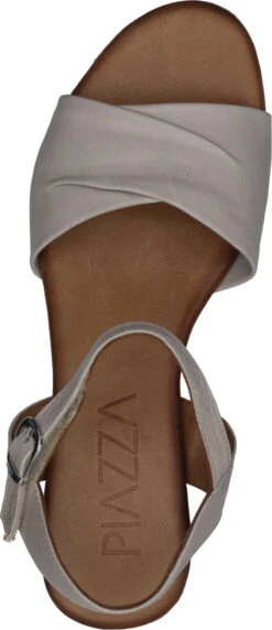 Piazza Damen Sandalen Hellgrau -PS Schuhe Verkaufsladen 910128 91 91 007