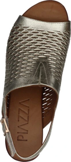 Piazza Sandalen Gold -PS Schuhe Verkaufsladen 910134 82 82 007