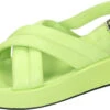 Piazza Damen Sandaletten Hellgrün