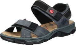 Rieker Damen Sandaletten Blau