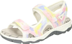 Rieker Damen Sandaletten Bunt