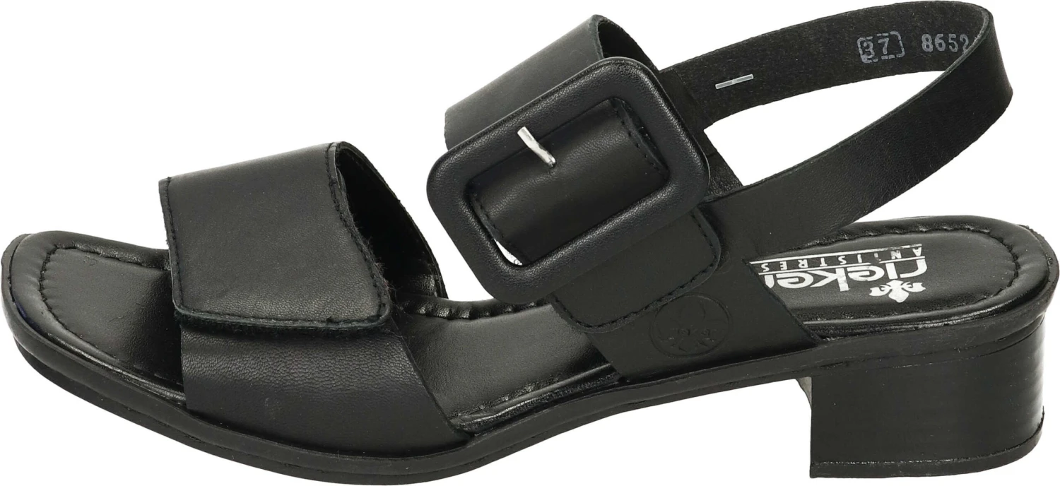 Rieker Damen Sandaletten Schwarz 2 Rieker Damen Sandaletten Schwarz – Bild 2