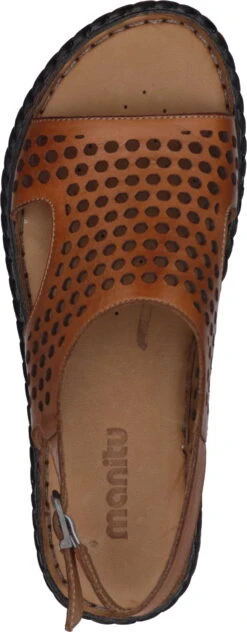 Manitu-Damen Sandaletten Mittelbraun 14 Manitu-Damen Sandaletten Mittelbraun -PS Schuhe Verkaufsladen 910208 21 21 007