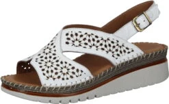 Manitu-Damen Sandaletten Gelb